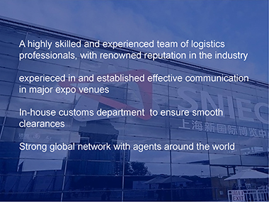 Core Strengths to Serve Exhibitions in China